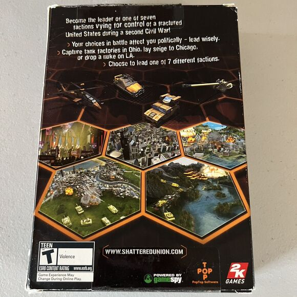 Shattered Union PC CD-ROM Complete In Original Box W Manual Rated T Teen CIB - Picture 3 of 3
